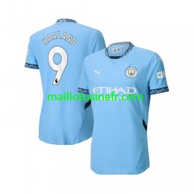 Maillot de Foot Manchester City Erling Haaland 9 Domicile 2024-25